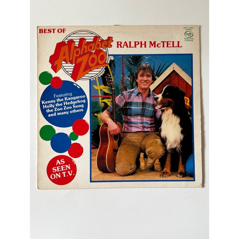 Ralph McTell Best of Alphabet Zoo LP 1983 MFP 4156741 Import England EX Cleaned